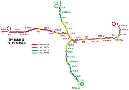 南宁市轨道交通2号线工程举行可行性评估