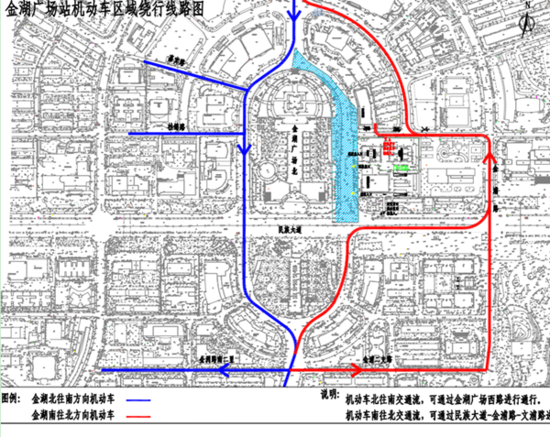 南宁地铁3号线各站点封闭施工 最全绕行线路图图片