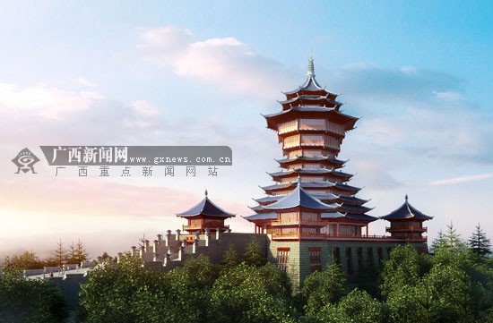 南宁青秀山凤凰塔将被拆除 原址上新建凤凰阁