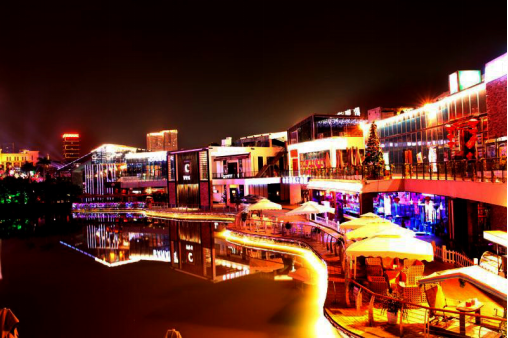 民歌湖现代艺术酒吧街 绿城兰桂坊八桂夜明珠_房产_腾讯网