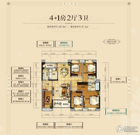 全城瞩目户型大比拼 嘉和城塞纳左岸挑战中国