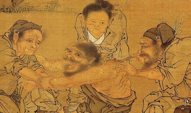 【南宋·李唐《村医图》，台北故宫博物院藏】