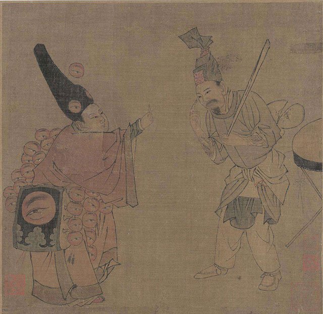 【南宋·佚名《眼药酸》，故宫博物院藏】