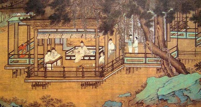 明 仇英《醉翁亭》 明 仇英《醉翁亭》