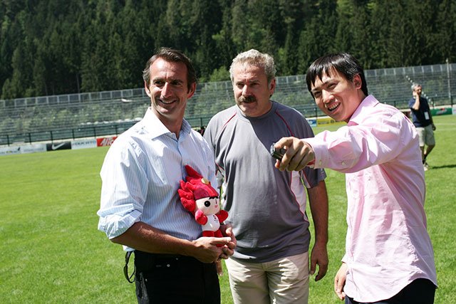 2007年,拜访尤文图斯首席执行官法国人布兰克 2007年,拜访尤文图斯首席执行官法国人布兰克