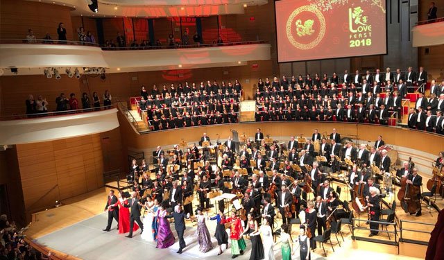 太平洋交响乐团农历新年《爱宴音乐会》,图源海外网 太平洋交响乐团农历新年《爱宴音乐会》,图源海外网
