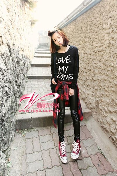 活力气场!13个美妞最爱学院派LOOK