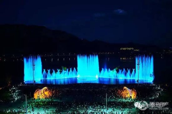金泰音乐喷泉--璀璨的凌河明珠 简直美翻了_