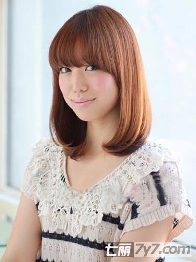 矮个子女生显高发型 瘦脸中短发梨花头
