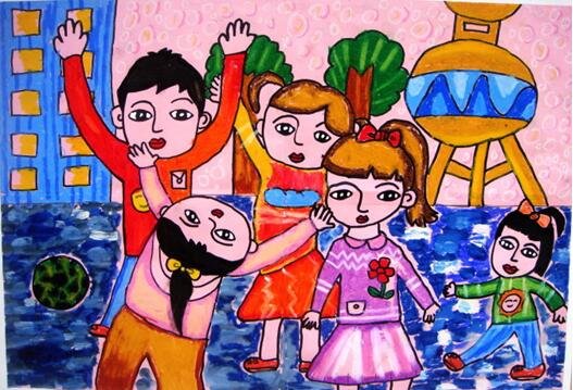 岸的神笔马良 银盛泰·星海城首届儿童绘画大