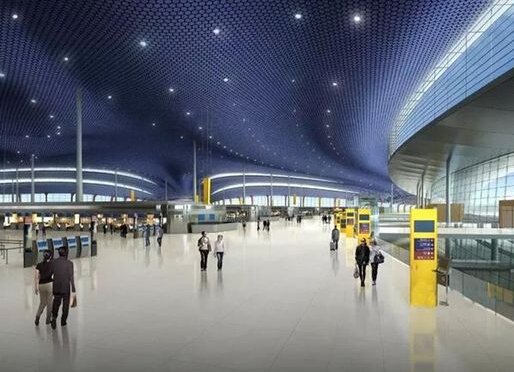 青岛胶东国际新机场方案图亮相 美仑美奂高大