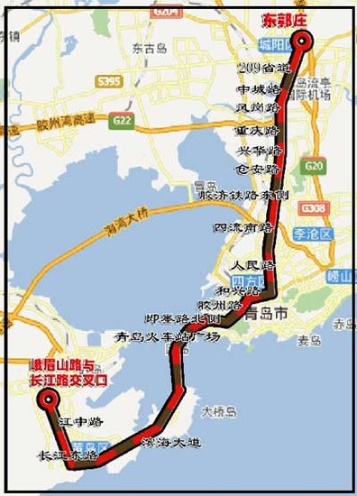 青岛地铁1号线入海方案公布 深度比胶州湾隧道还深