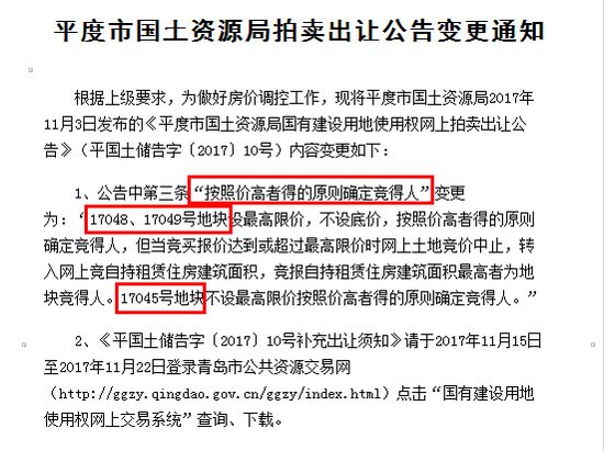 青岛供地再出新规:线上熔断后再竞自持租赁住