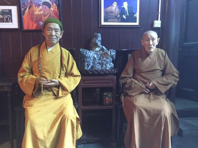 明道长老和明学长老合影(资料图)