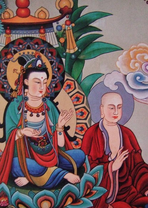 弘法寺壁画:释迦牟尼佛说法图