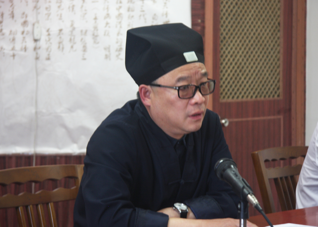 龙虎山道协组织全山道众学习宗教工作会议精神