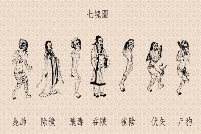 三魂:胎光,爽灵,幽精.《内观经》云:"三月阳神为三魂,动以生也.