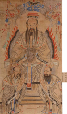 元始天尊 清代彩绘 李黎鹤藏(图源:李黎鹤)