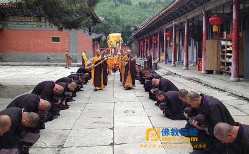 五台山碧山寺三坛大戒之初坛传戒圆满