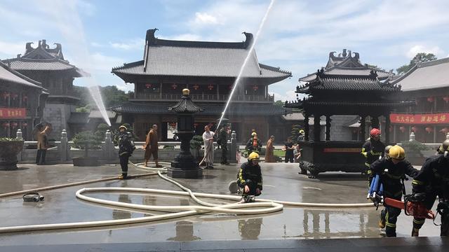 奉化区佛教场所消防培训在雪窦寺举行