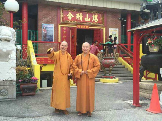 中国佛协副会长觉醒大和尚关心佛教在加拿大的发展 访问湛山精舍