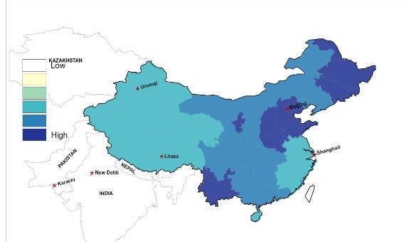 中国人口分布_亚洲人口分布状况