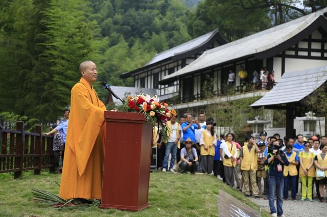 竹林禅院落成现场(摄影:陈衍宇)