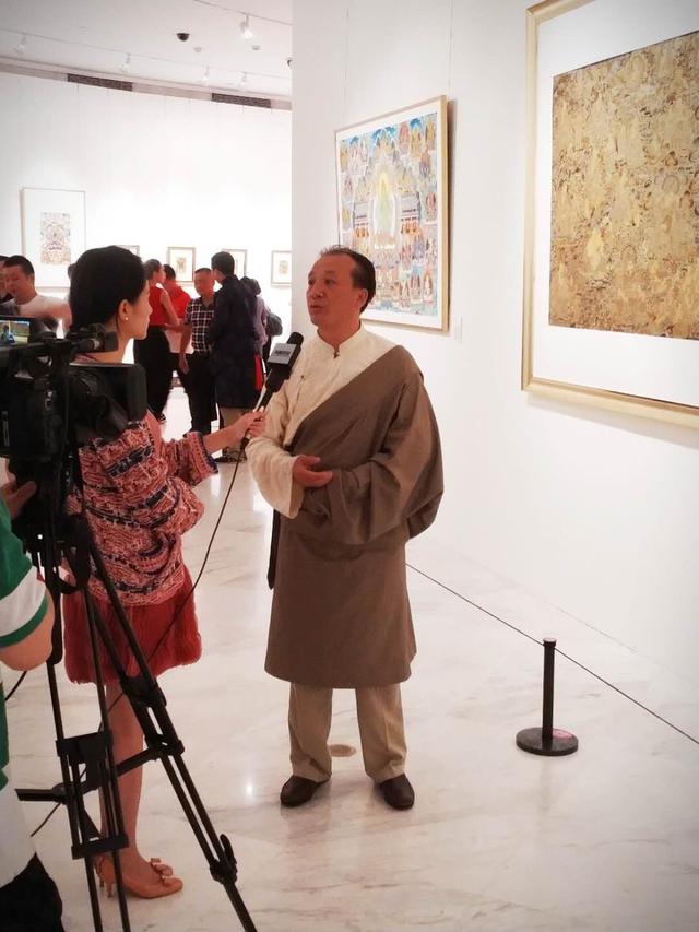 情缘信仰 梵境传心:娘本唐卡艺术展在深圳开幕