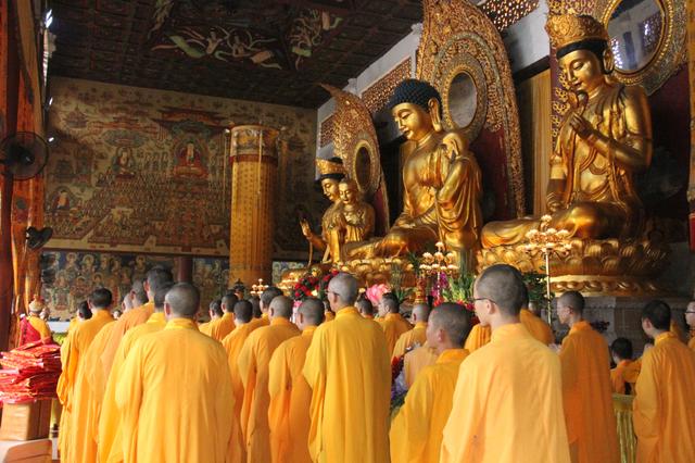 弘法寺清明水陆超度祈福大法会圆满送圣