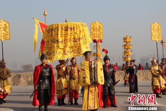 西安上演"冬至祭天" 唐代国礼催热传统文化