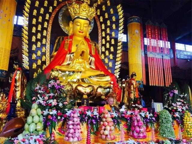 大庆果城寺恭迎观音菩萨出家日法讯