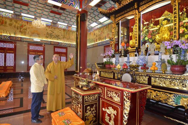 腾讯主要创始人陈一丹到访西方寺