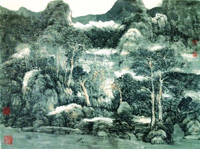 娱乐 社区 图说上海 挑战编辑部 庞飞认为,山水画的经验,一般分自然