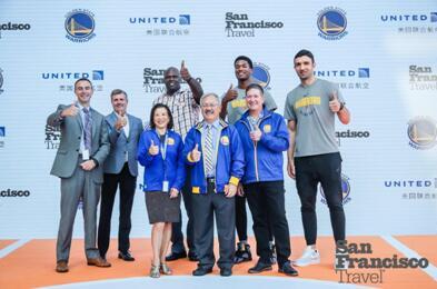 旧金山旅游局中国路演 旧金山市长、NBA总冠