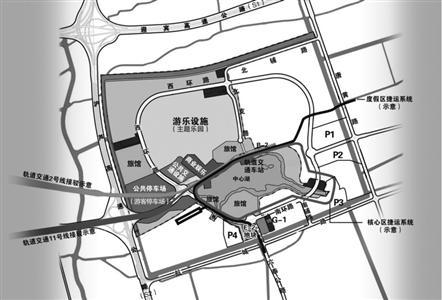 上海迪士尼乐园将建4个停车场