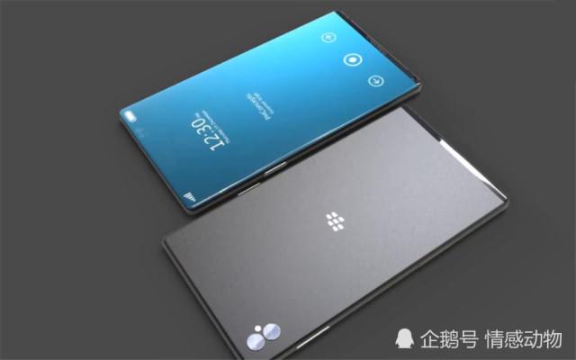 全面屏后置双摄像头 全新黑莓概念图像极小米