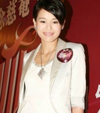 香港女艺人胡杏儿囧囧脸惊变V脸 整容对比照