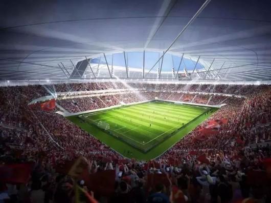 上海浦东足球场设计方案获批 计划2021年完工