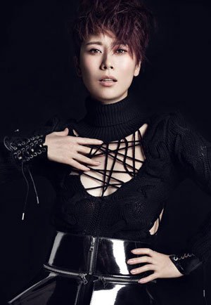 miss A黑色系大片图片