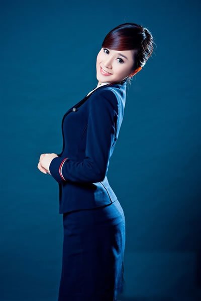 最美深航空姐项瑾私房照图片