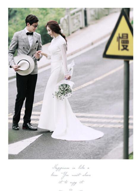 2017韩式简约婚纱照样片