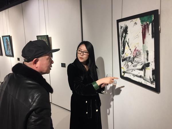 “凝固的音乐”刘晨油画展在上海当代艺术馆开幕