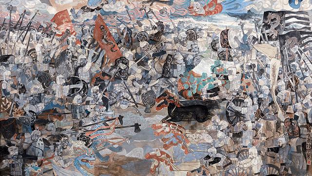 中华创世神话主题画已完成50余幅