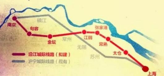 上海与南京间将建第二条快速铁路 一个小时到