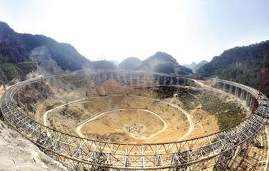 世界最大口径望远镜落户贵州:占地30个足球场