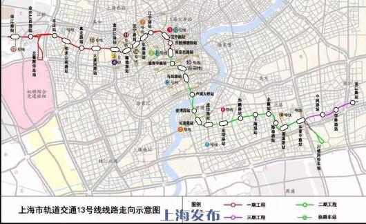 沪13号线二期新进展：在建车站主体结构全部封顶