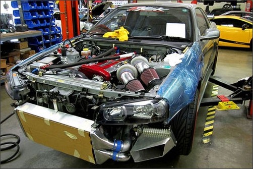 千匹大怪物 SP改装尼桑GTR Skyline R34