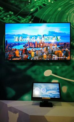 浦东信用云亮相砥砺奋进的五年大型成就展