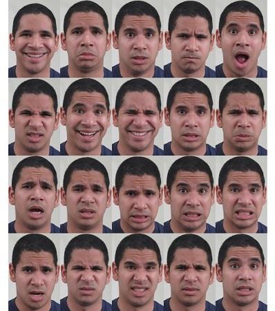 研究发现人类表情至少有21种:6种基本15种复合