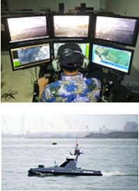 云洲智能自研品牌“亮剑” 珠海驶出中国首款海洋高速无人船